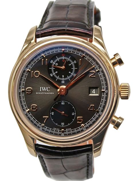 iwc portuguese chronograph used|iwc portugieser chronograph for sale.